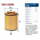 DIFA 4308М (А41.30.300/ДТ75М) К-т фильтр.элементов воздушных